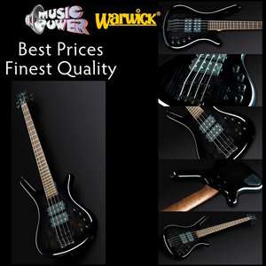 Warwick Corvette $$ 4 String Black Burst Bass Guitar German Made Swamp 