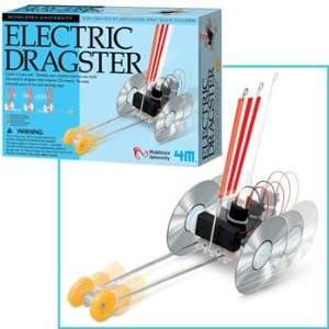  4M Electric Dragster Kit w/CD Wheels: Toys & Games