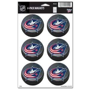  Columbus Blue Jackets Magnet Set   6pk