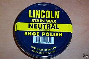 Lincoln Stain Wax Shoe Polish Neutral (super shine)  