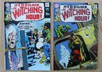THE WITCHING HOUR 1970 DC COMIC 4 LOT #8, 9, 10, 11 ALEX TOTH VG+ 