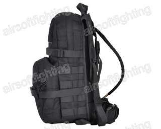 1000D 3L Tactical Hydration Pouch Backpack w/Bladder Black A  
