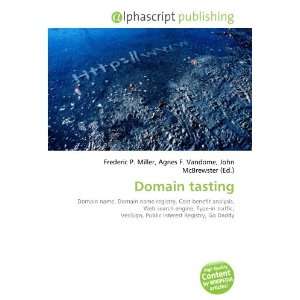  Domain tasting (9786133904828) Books