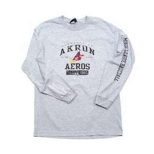  Old Time Sports Akron Aeros Mens Gilbert T Shirt   Steel 