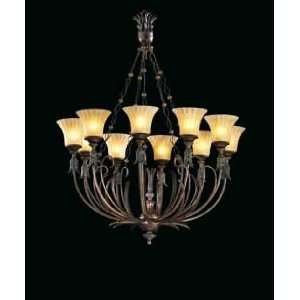   6301 10 34 10 Light Chandelier   Constantine, Byzantine Bronze Finish