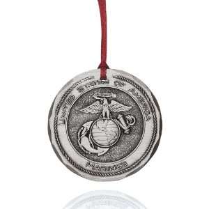   Handmade US Marines Ornament by Wendell August Forge: Home & Kitchen