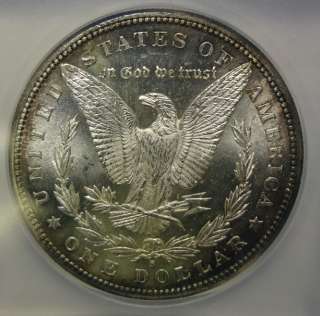 1880 S MORGAN DOLLAR ICG MS65 GEM, SUPER  