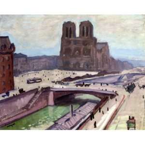 Hand Made Oil Reproduction   Albert Marquet   32 x 26 inches   Notre 