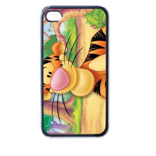 WINNIE THE POOH TIGGER Plastic Back Case Hard Cover For iPhone 4 4s 