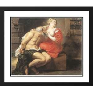 Rubens, Peter Paul 23x20 Framed and Double Matted Simon and Pero 