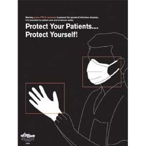 National Safety Compliance Wear Your PPE, Healthcare   18 X 24 Inches 