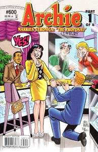 ARCHIE #600 ARCHIE MARRIES VERONICA + LIFE WITH ARCHIE  