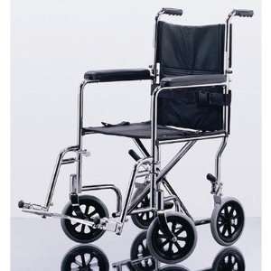  Medline MDS808150 Steel Transport Wheelchair   Permanent 