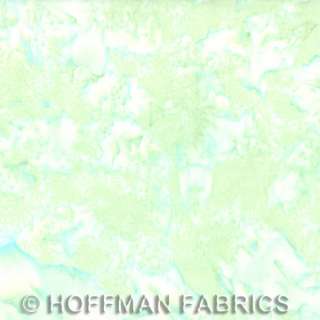 1895 522 HOFFMAN Cotton Batik #522 Sea Grass by Yard  