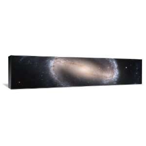 Spiral Galaxy from the Hubble Space Station   Gallery Wrapped Canvas 