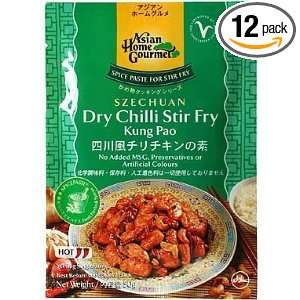   Dry Chili Stir Fry (Kung Pao) Mix, 1.75 Ounce Pouch (Pack of 12