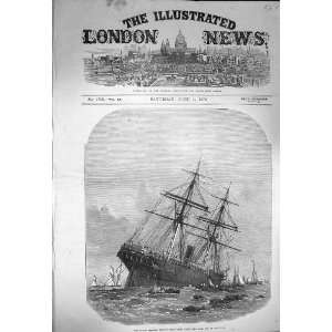   German Lloyd Steam Ship Baltimore Aground Hastings