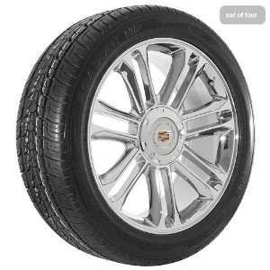   Inch Chrome 55 Series Wheels Rims and Tires for Cadillac Automotive