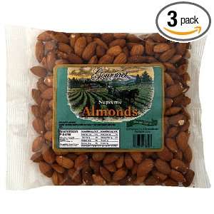 Energy Club Supreme Almonds (Pack of 3) Grocery & Gourmet Food