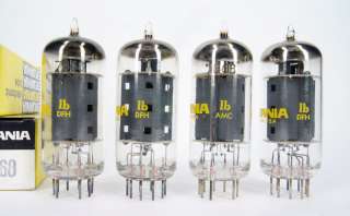 Quartet of NOS (New Old Stock) SYLVANIA 7868 vintage electron tubes 
