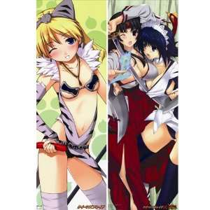 Japanese Anime Body Pillow Anime Queens Blade: Rebellion, 13.4x39.4 