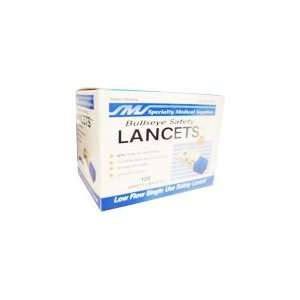  Bullseye Safety Lancets (Low Flow Single Use)   25G   Box 