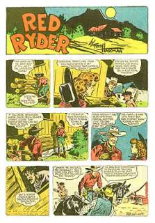 page from Dells Red Ryder #25 (May June 1945) reprinting 1943 