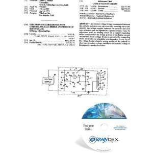  NEW Patent CD for ELECTRON DISCHARGE DEVICE WITH INTEGRAL 