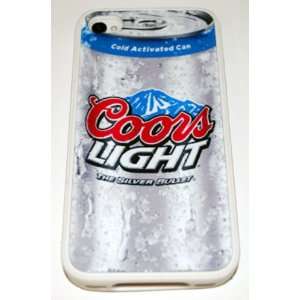White Silicone Rubber Case Custom Designed Coors Light iPhone Case for 