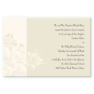  Floral Silhouette Wedding Invitations Health & Personal 