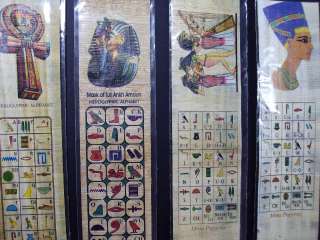 20 EGYPTIAN LARGE PAPYRUS BOOK MARKS MARK LOT WHOLESALE  