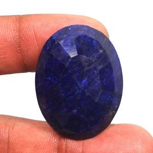 Huge 81.00 cts Finest Natural Africa Blue Sapphire 645  