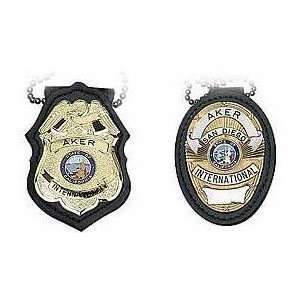  Aker 690 and 691 Recessed Badge Holder   691 Oval Shield 