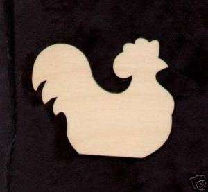 Chicken Hen Plaque Sign Unfinished Wood Cutout #456 12  