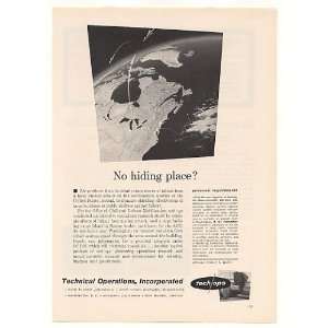   1959 Tech Ops Nuclear Fallout Research Jobs Print Ad