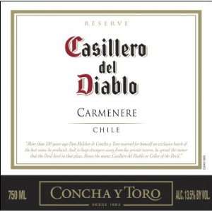   Toro Carmenere Casillero Del Diablo 2010 750ML Grocery & Gourmet Food