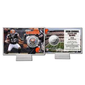  Josh Cribbs Silver Coin Card`: Sports & Outdoors
