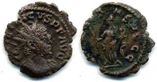 Bronze antoninianus of Tetricus I (270 273 AD), Gallo Roman Empire