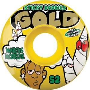  Gold Mcbride Weed Heads 52mm Pur Green Blue Yellow Skate 
