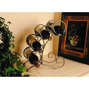  Napa Stags Leap 4 Bottle Wine Rack: Kitchen & Dining