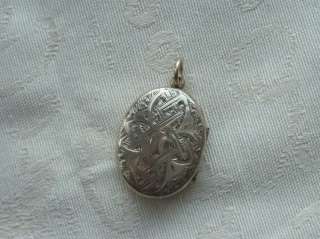   fine antique gold plated locket is i post world wide postage is free