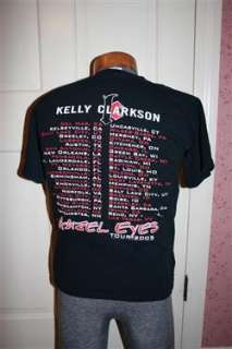 Kelly Clarkson Concert T shirt S Hazel Eyes 2005 Tour  