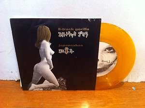 Track Gorilla / JAPANCAKES Split 7 YELLOW vinyl 2000 French Lick 