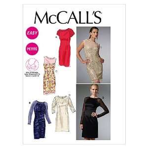  McCalls Patterns M6460 Misses/Miss Petite Dresses, Size 