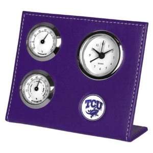  Texas Christian Horned Frogs TCU NCAA Weather Station Desk 