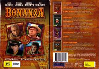 BONANZA 4 DVD BOX SET 10 episodes 8 hours TV NEW SEALED  
