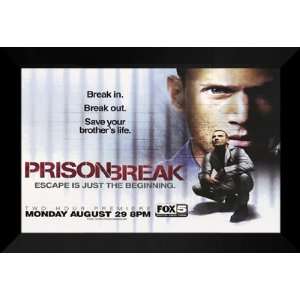  Prison Break (TV) 27x40 FRAMED TV Poster   Style B 2005 