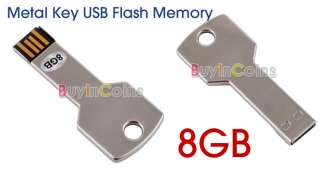 USB 2.0 Metal Key Flash Memory Stick Drive Pen 8GB 8 GB  