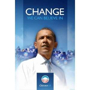  BARACK OBAMA COLLECTIBLE CAMPAIGN POSTER