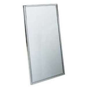  Bradley 18x30 Channel Frame Plate Glass Mirror